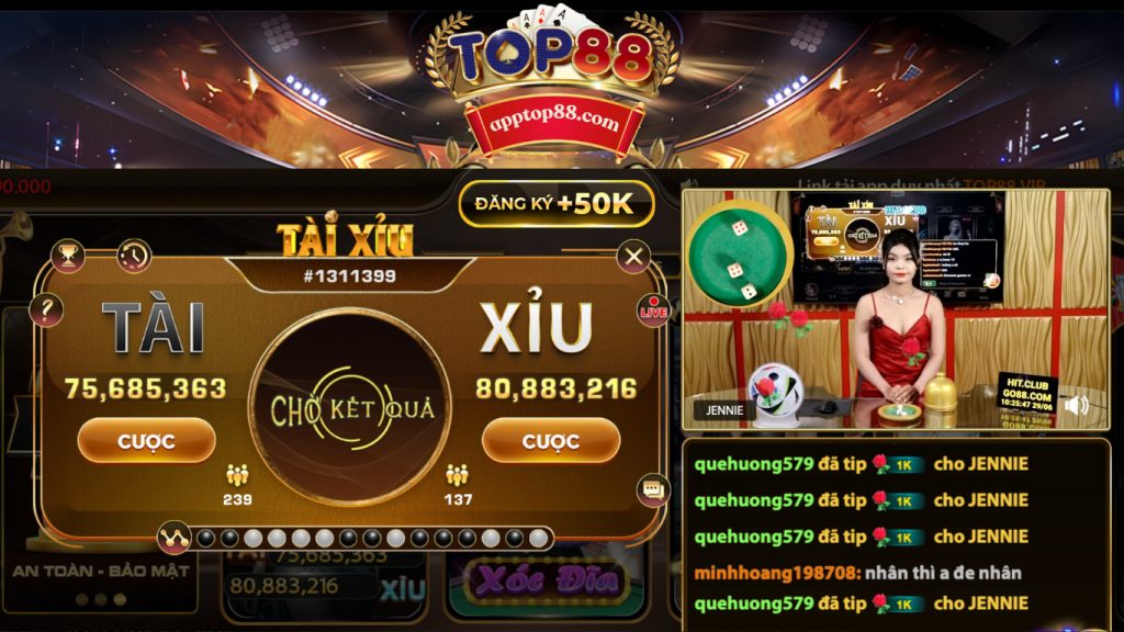 Quy tắc cược Tài Xỉu Top88