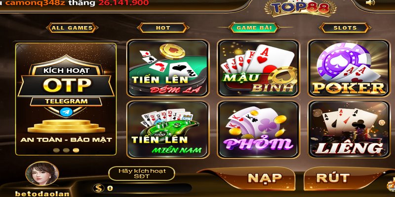 Tìm hiểu về game bài Top88