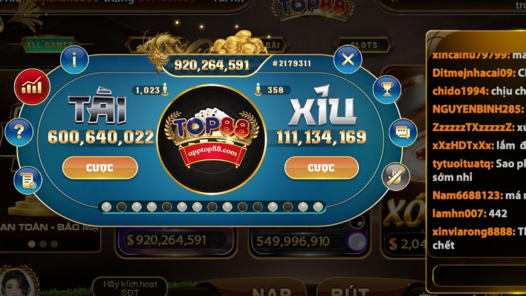 Khám phá toàn diện về trò chơi Tài Xỉu Top88